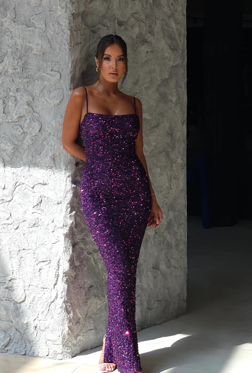 “Oprah” sequin dress